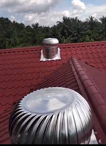 Pemasangan Turbine Ventilator di Segamat