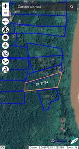 Tanah 3 ekar rapat sungai lebir, manek urai