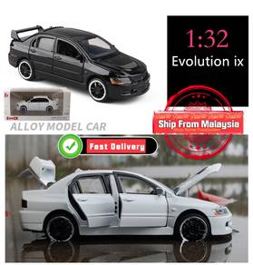 1:32 Scale Mitsubishi Lancer Evolution IX Alloy Mo
