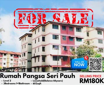 Investment Unit Rumah Pangsa Seri Pauh, Permatang Pauh, Penang