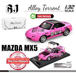 1:32 Scale Mazda MX5 Alloy Model Car Sound Light P