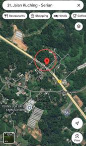 31st Mile 1st lot vacant land along Kuching Serian Pan Borneo Highway