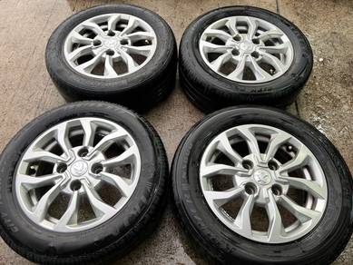 Sport rim second 14 Saga baru siap tayar iswara
