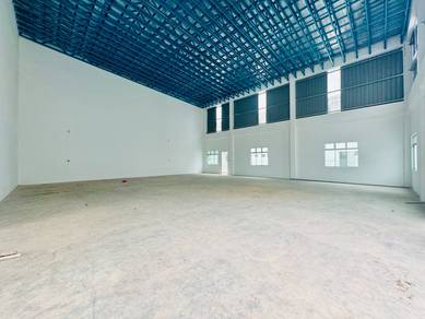 Huge Double Storey Semi-D Factory Eco Park Batu Berendam Melaka Toll