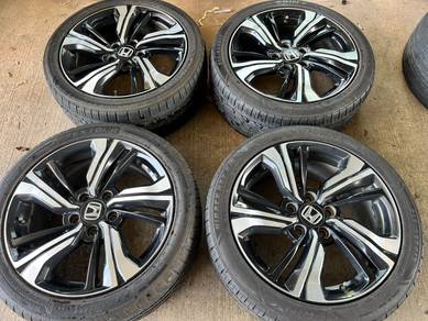 Sport rim second 17 civic fc siap tayar brv wrv fc