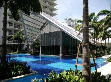 【Jual RUGI, 100% Loan】 Indah Alam Condominium, 839sf 2r1b, Below Mv