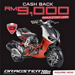 ITALJET Dragster 200 Cash  Free deliver