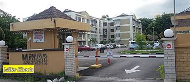 Mawar Apartment Ground floor unit@ Sungai Nibong for sale