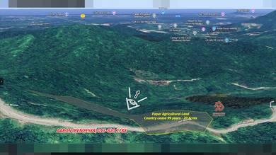 Papar Jalan Besenon 20 Acres Country Lease 99 Years Agricultural Land