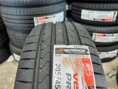 Tayar Baru 205 45 17 Hankook Ventus Prime4 k135 25