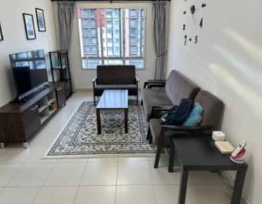 FULL FURNISHED~SERI JATI APARTMENT Setia Alam Taipan nr NIH Healthcare