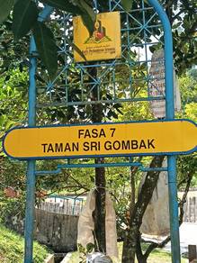 TMN SRI GOMBAK SG 7 Rumah Untuk Di jual