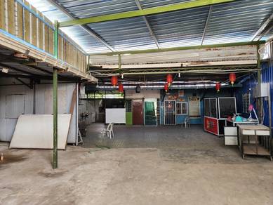 Warehouse Workshop at Menggatal Roadside (with Hostel, Office, Toilet)
