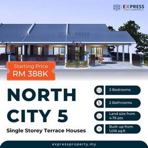 Brand New Single Storey Terrace at North City, Miri