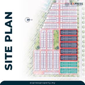 Brand New Single Storey Terrace at North City, Miri