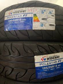 New Tyre 195 55 15 Wideway Polestar 85V Year 2025