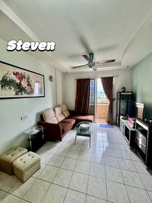 [ 3 Carparks ] Mutiara Heights Corner Unit Fully Furnished Near E-Gate