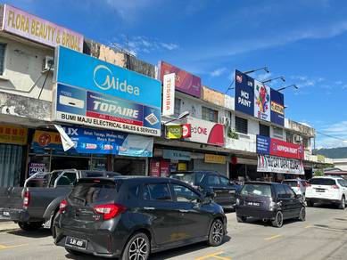 Inanam Facing Main Road 2 Storey Shop For Sale
