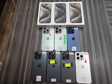 IPhone 15 Pro 128GB / 256GB / 512GB / 1TB -Fullset