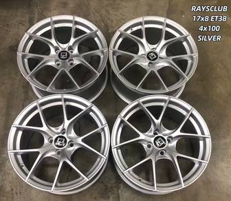USED RIM BBS 17inc SILVER MYVI ALZA CITY VIOS JAZZ
