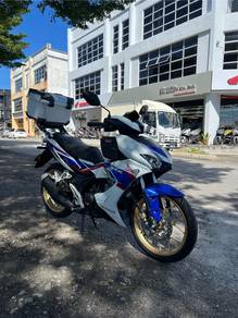honda rsx 150 abs adjustble rack 45l box full loan