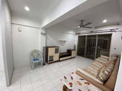 kepong wangsa permai (vista saujana) partially furnished ,aircond