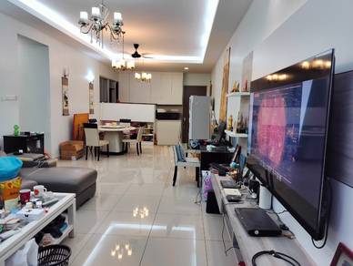 [Segambut Villa Crystal]💥Reno Furnished Large Unit Good Buy 3 carpark