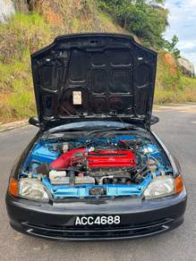 HONDA EG2 blue tag B16A 🛎️
