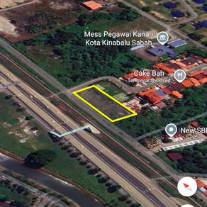 Opposite KKIA Airport| Main Road Frontage| Jalan Kepayan | KK