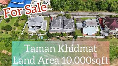 SALE TAMAN KHIDMAT|10,000Sqft 2 adjoining SEMI D House|Kolombong