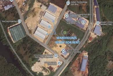 TWO (2) UNIT WAREHOUSE IN DAMANSARA, KUANTAN FOR Rent
