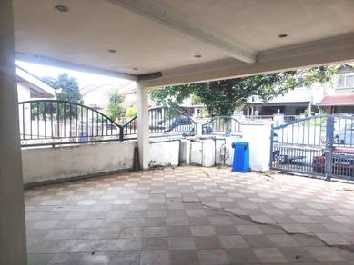 Double Storey Anggerik Tainia Kota Kemuning Freehold Extended Kitchen