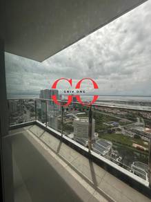 Rare Corner High Floor Unfurnished Unit with Full Unblocked Sea View