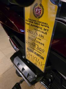 Honda goldwing dct unregistered