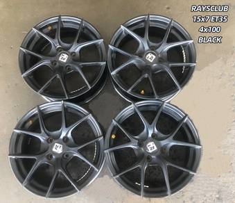 USED RIM RAYSCLUB 15inch MYVI ALZA WIRA VIOS CITY
