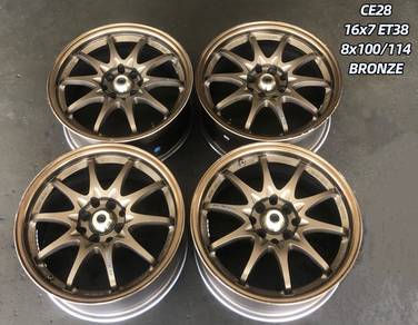 USED RIM CE28 16inch BRONZE MYVI ALZA PERSONA WAJA