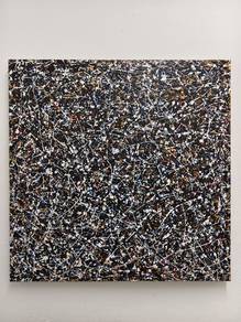 Pollock Abstract Painting on Canvas