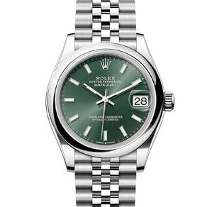 NEW Rolex Datejust 31mm Mint Green Jubilee 278240