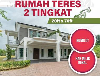 FREEHOLD🔥0% Deposit🔥Rumah Teres 2 Tingkat Di Bukit Katil, Ayer Molek