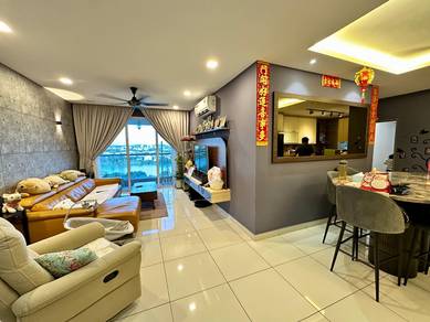 Renovated Corner 1238Sf Aurora Residence Puchong Prima N LRT 100% Loan