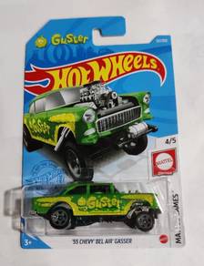 Hot Wheels 55 Chevy Bel Air Gasser Guster hijau
