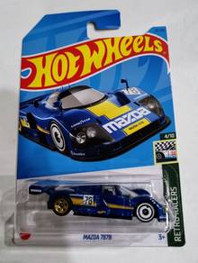 Hot Wheels Mazda 787B retro racers 78 biru