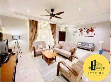 Taman seri juru double sty coner unit/fully furniture/sains park