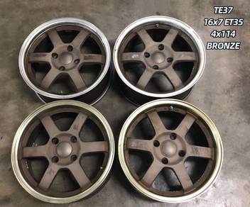 USED RIM TE37 16inch BRONZE PERSONA GEN2 WAJA