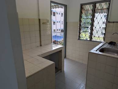 Section 4 flat wangsa maju tingkat 2, cap baru, 2 air-con unit bersih