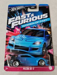 Hot Wheels Mazda RX-8 fast & furious women of fast