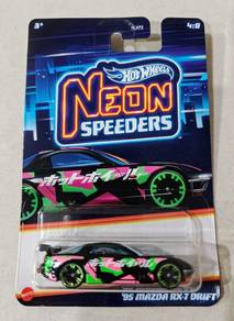 Hot Wheels 95 Mazda RX-7 Drift Neon Speeders