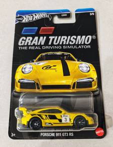 Hot Wheels Porsche 911 GT3 RS gran turismo kuning