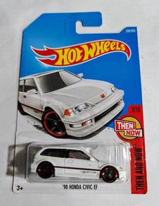 Hot Wheels 90 Honda Civic EF then and now puteh
