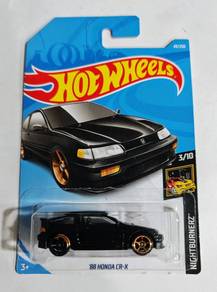 Hot Wheels 88 Honda CRX CR-X nightburnerz hitam